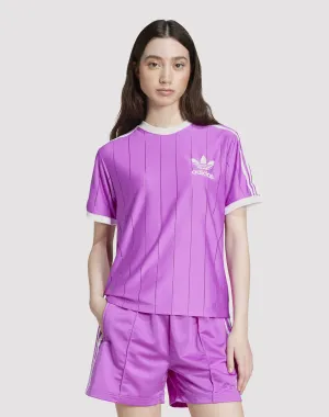 Adidas Adicolor 3-Stripes Purple/White Tee
