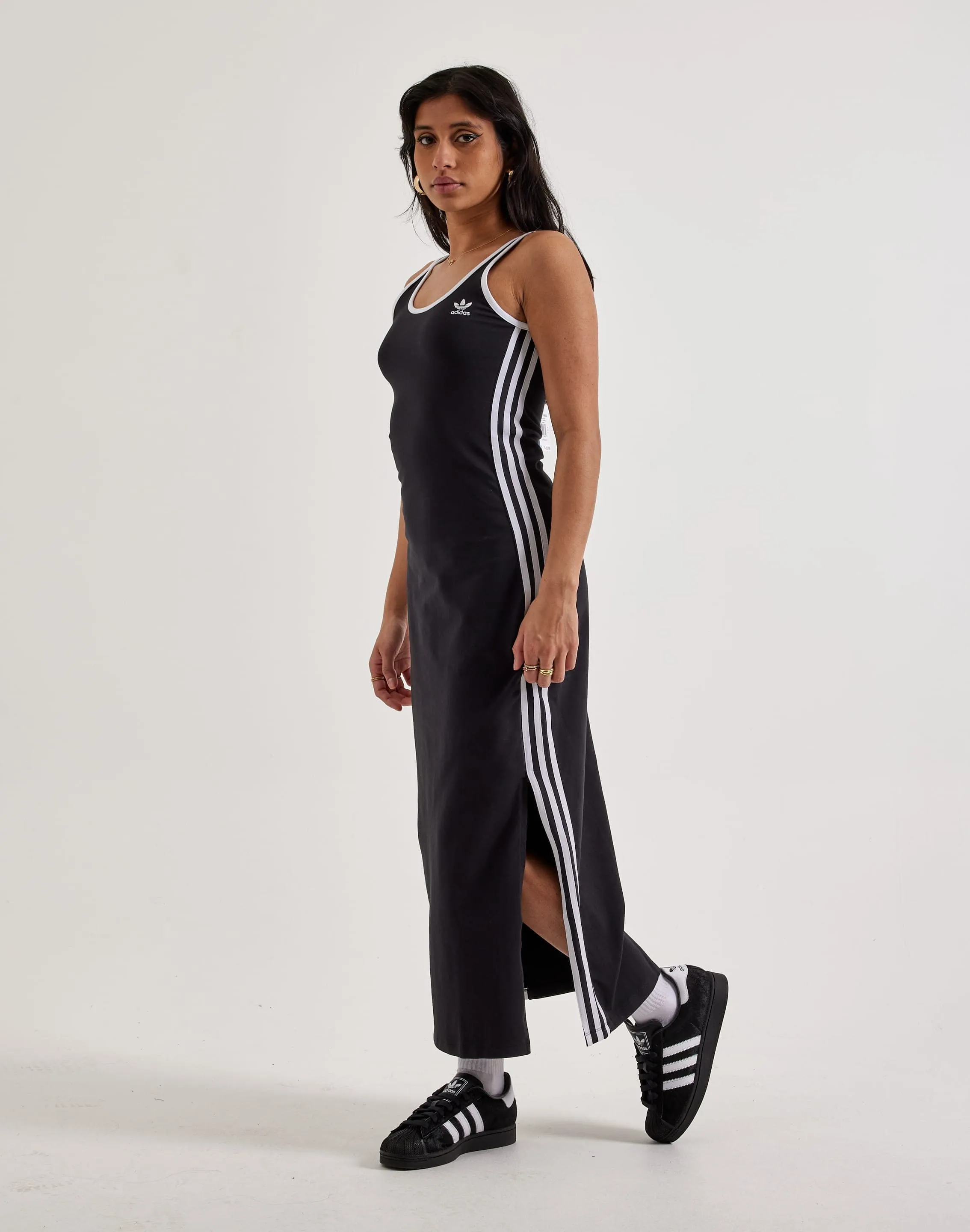 Adidas Adicolor 3-Stripes Tank Maxi Dress