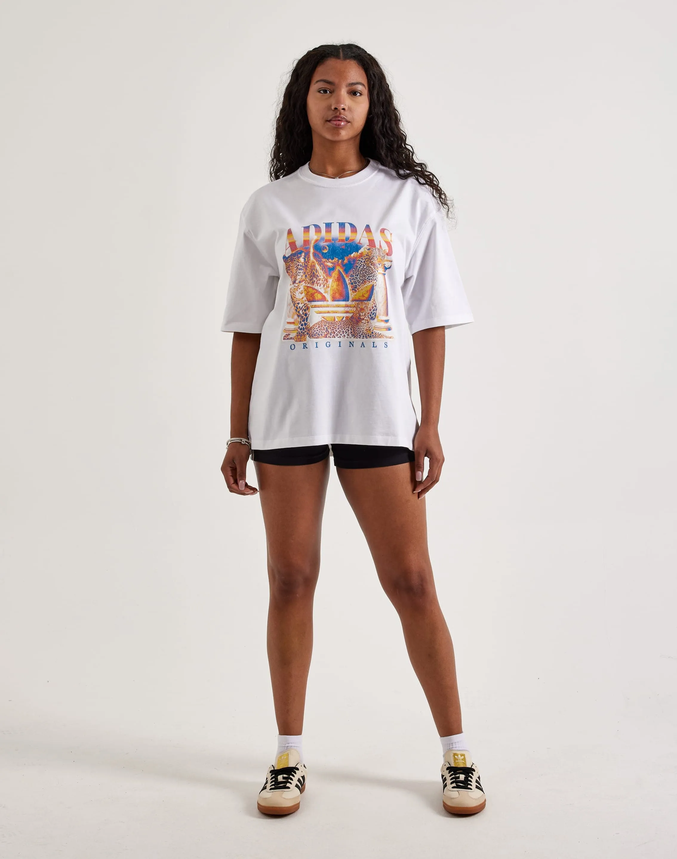 Adidas Leopard Graphic Tee
