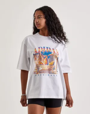 Adidas Leopard Graphic Tee