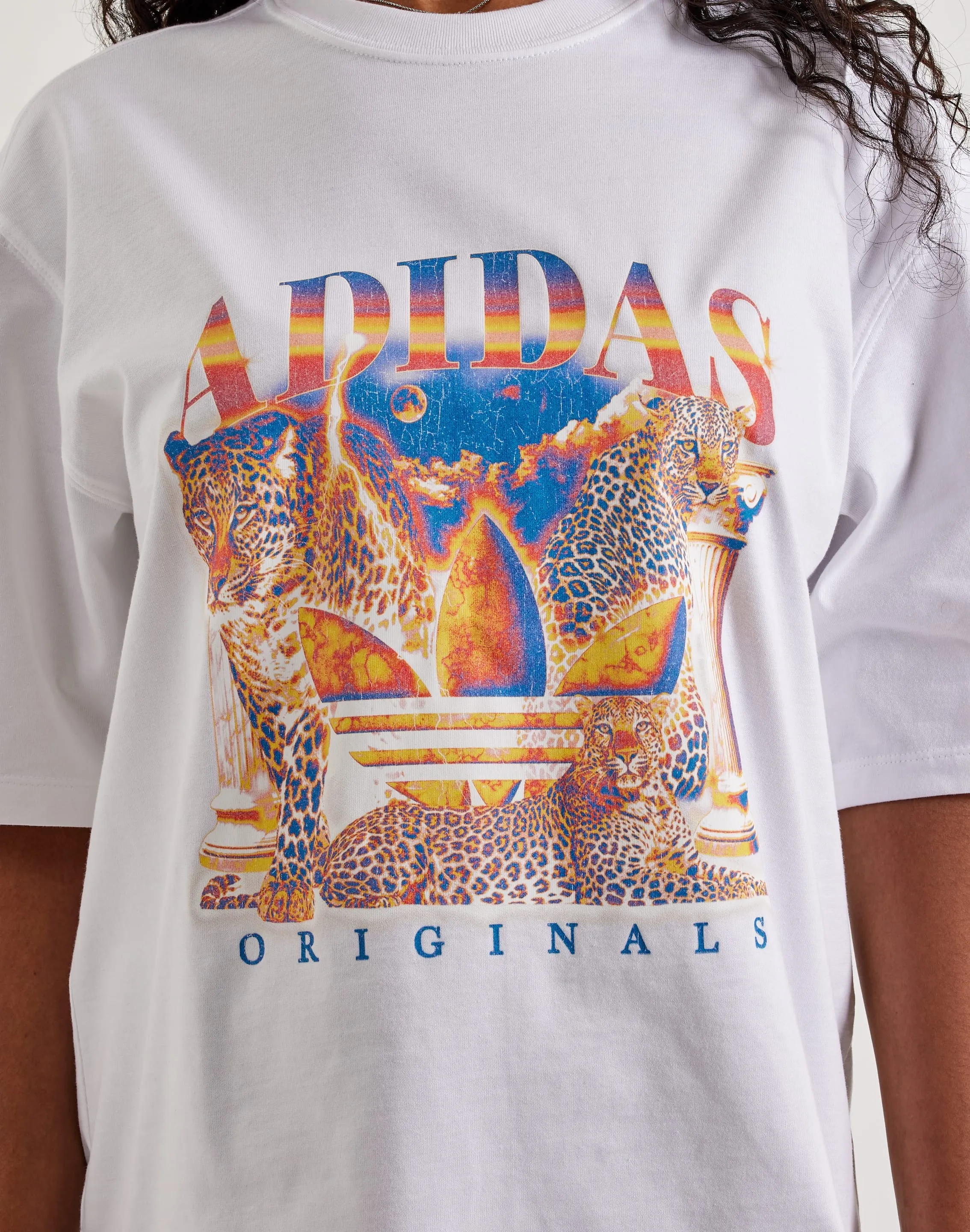 Adidas Leopard Graphic Tee