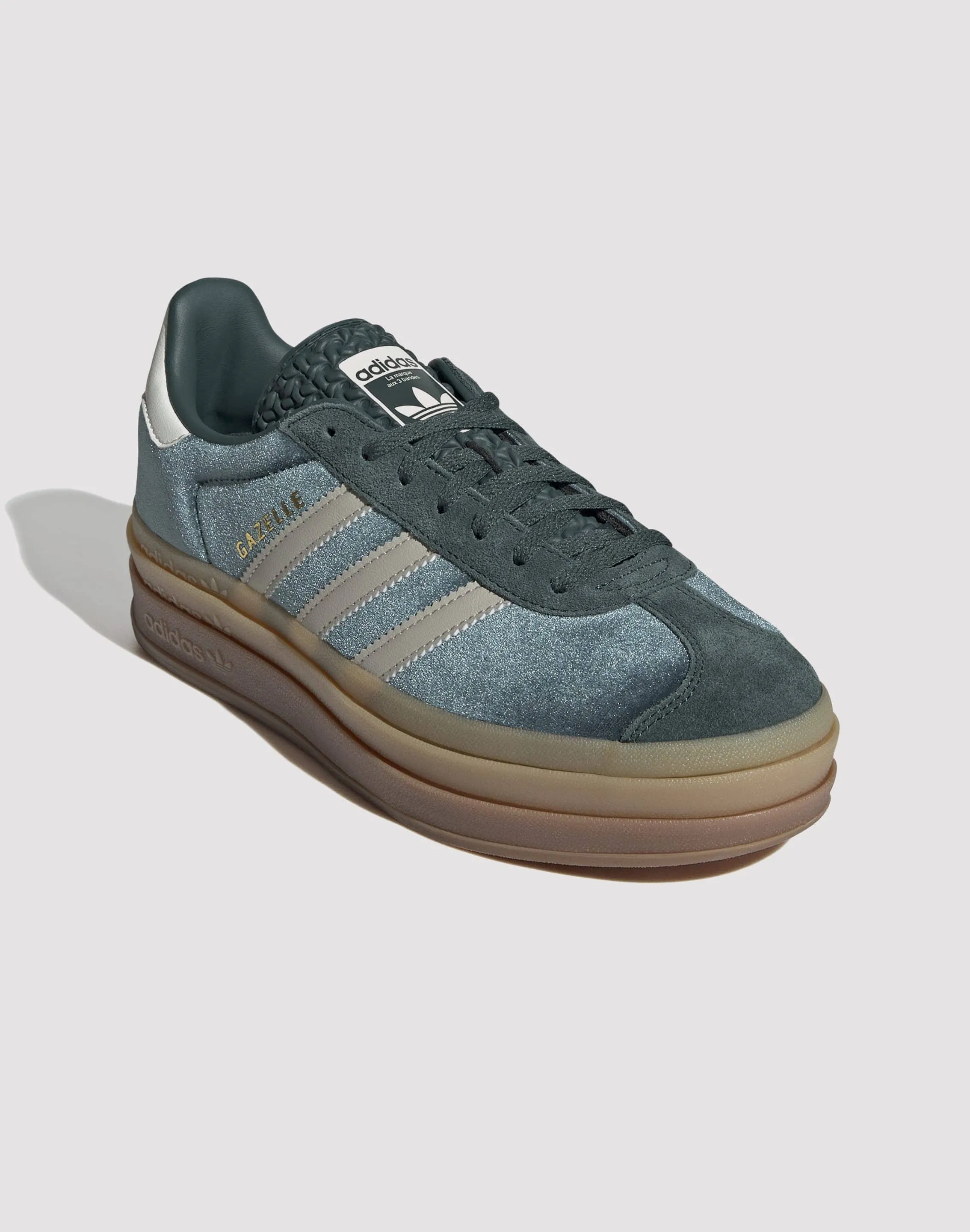 Adidas Originals Gazelle Bold "Mineral Green/Putty Grey"