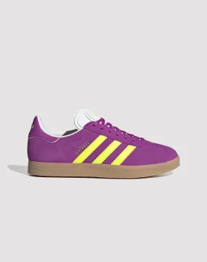 Adidas Originals Gazelle "Purple Burst/Solar Yellow/Off-White"
