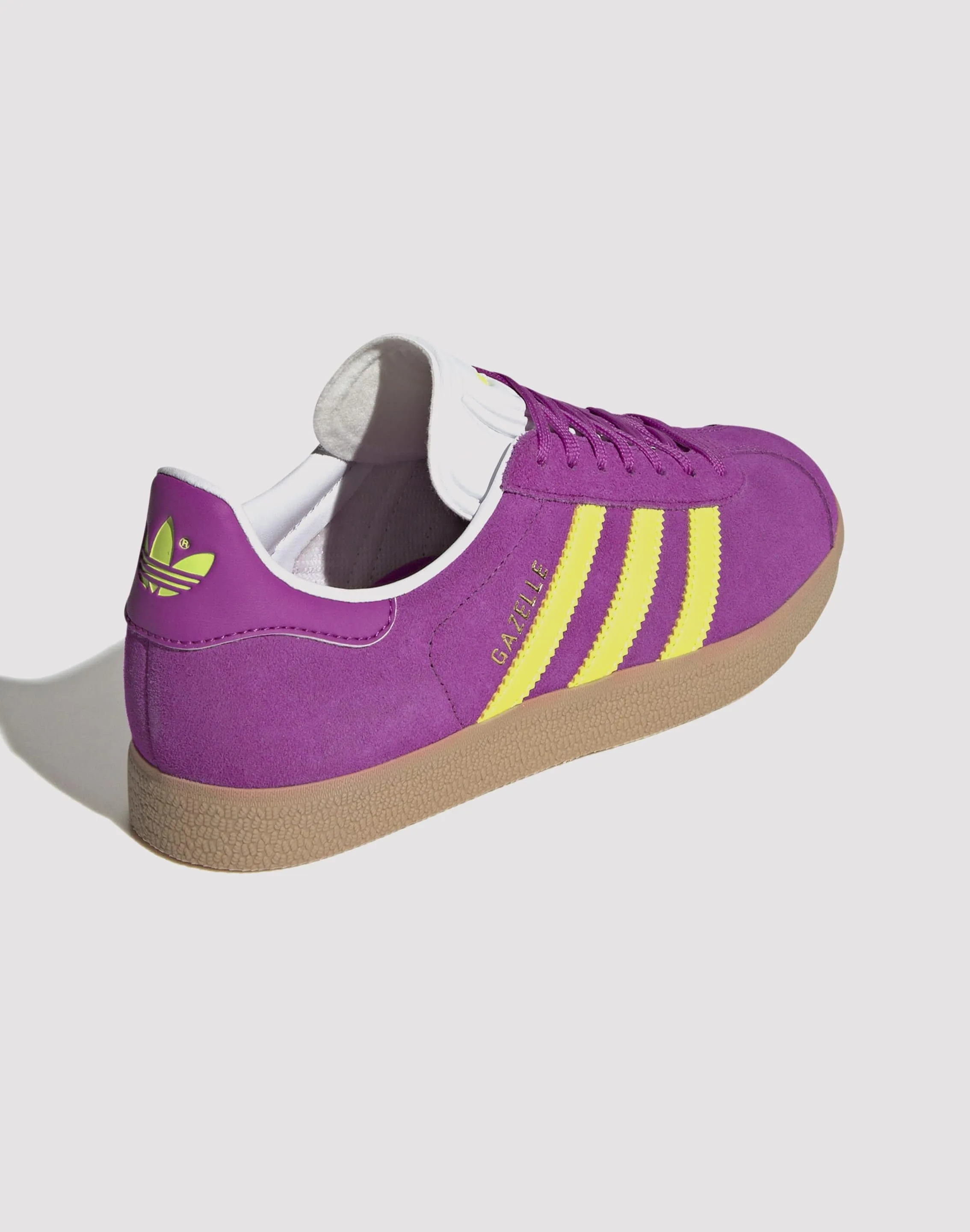 Adidas Originals Gazelle "Purple Burst/Solar Yellow/Off-White"