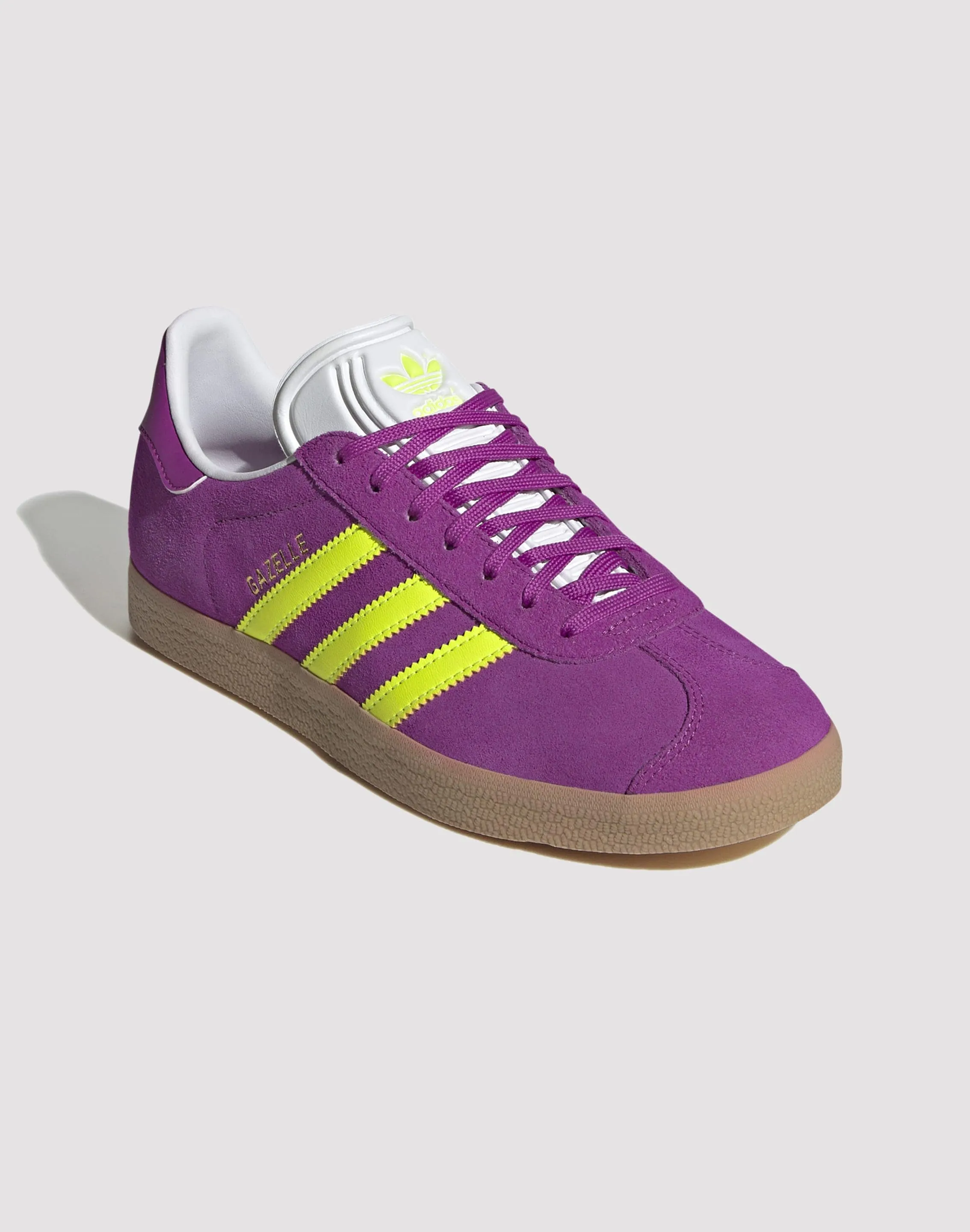 Adidas Originals Gazelle "Purple Burst/Solar Yellow/Off-White"
