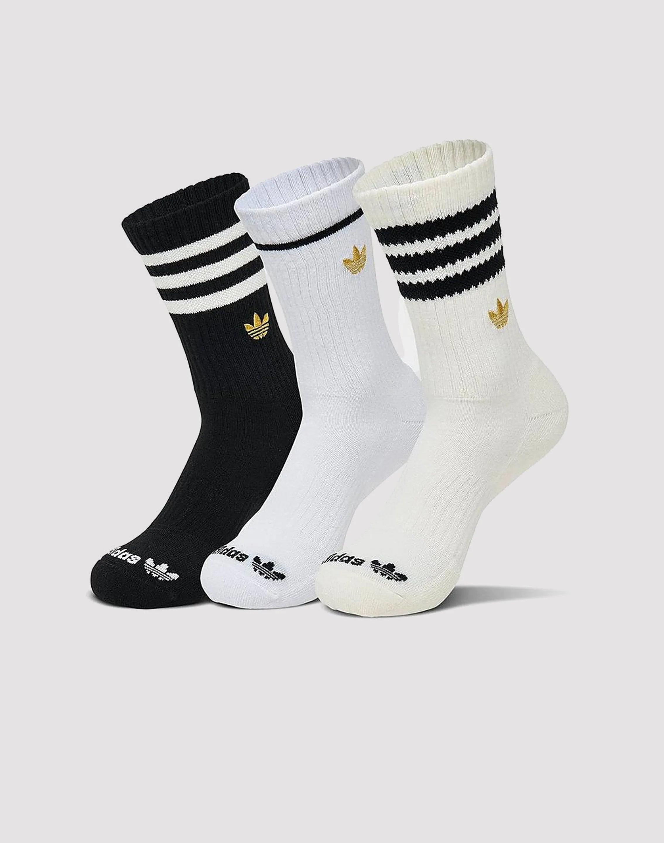 Adidas Trefoil Crew Socks 3-Pack