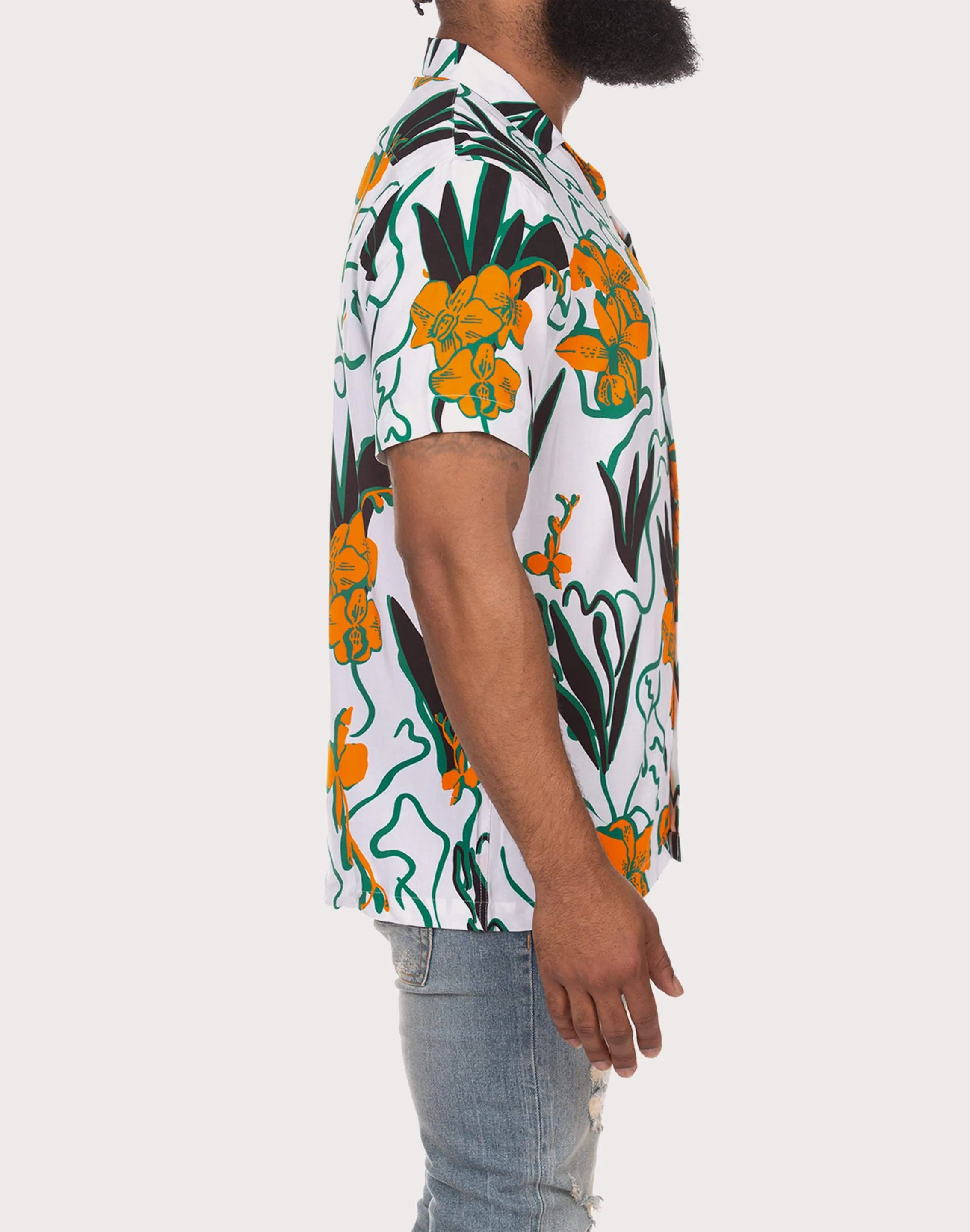 Akoo Camp Collar Button Down Shirt