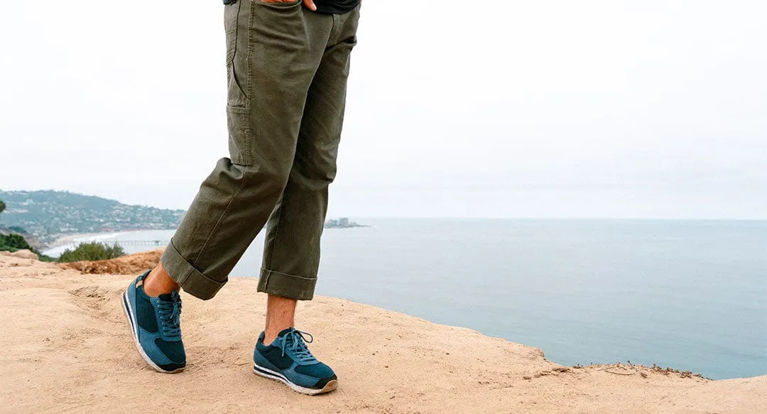 Alta Vibram Men's Organic Cotton Canvas Sneakers | Navy