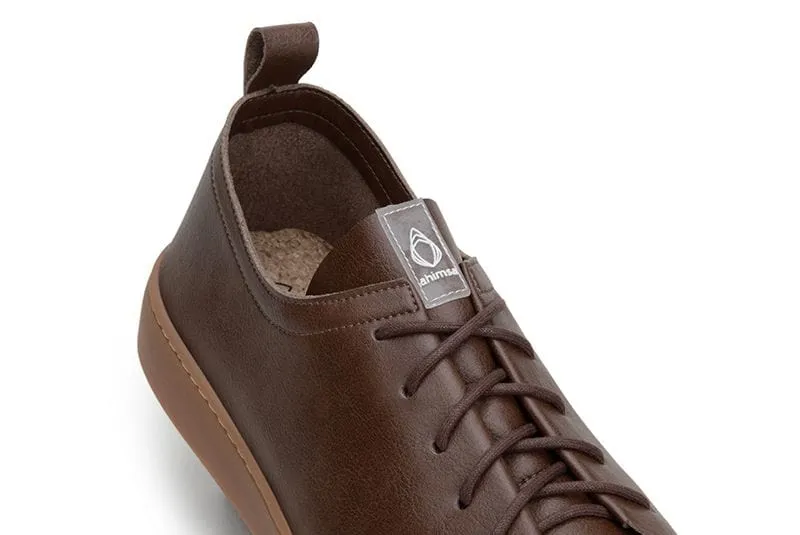 Andy Unisex Vegan Leather Sneakers | Brown