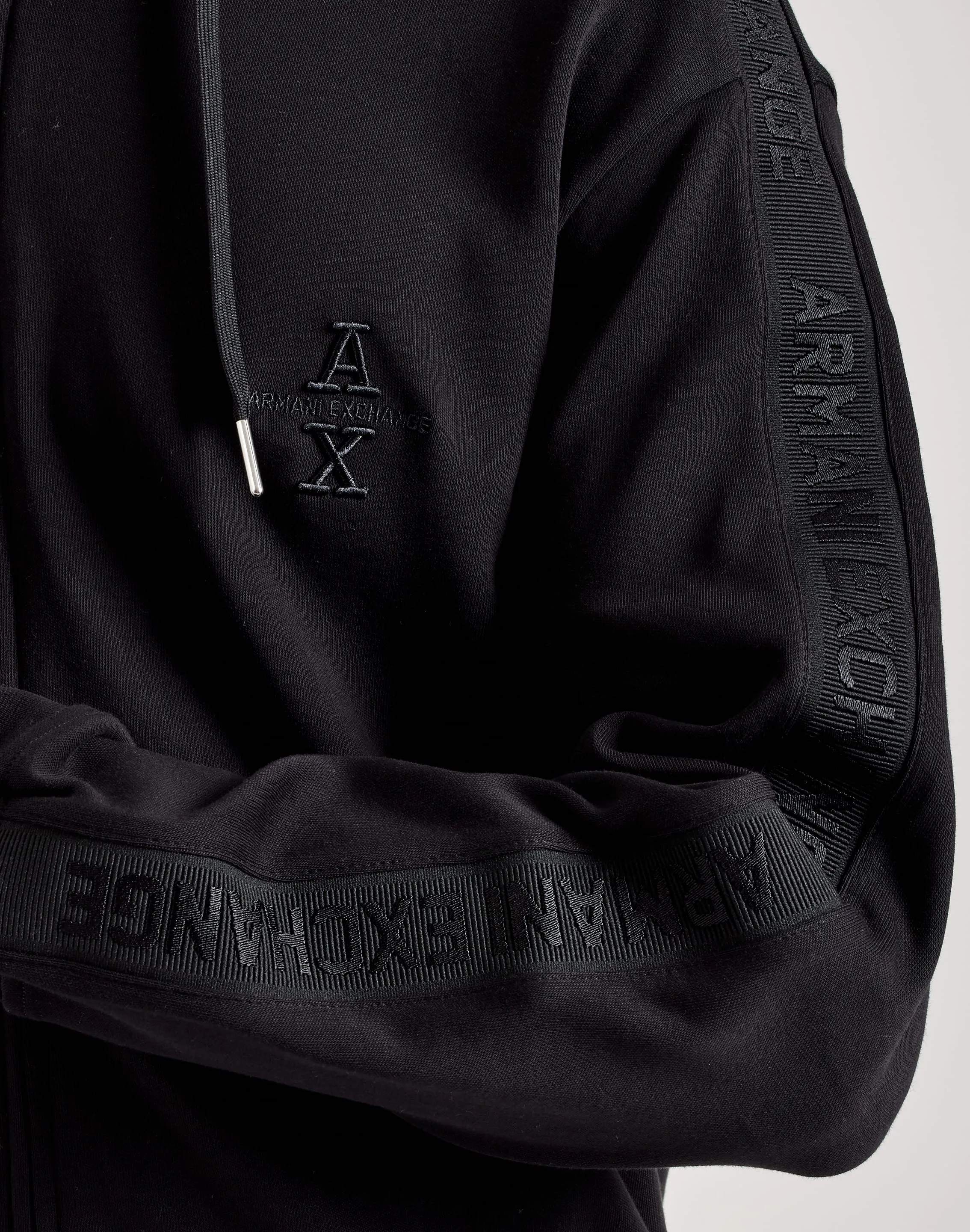 Armani Exchange Logo Tape Hoodie