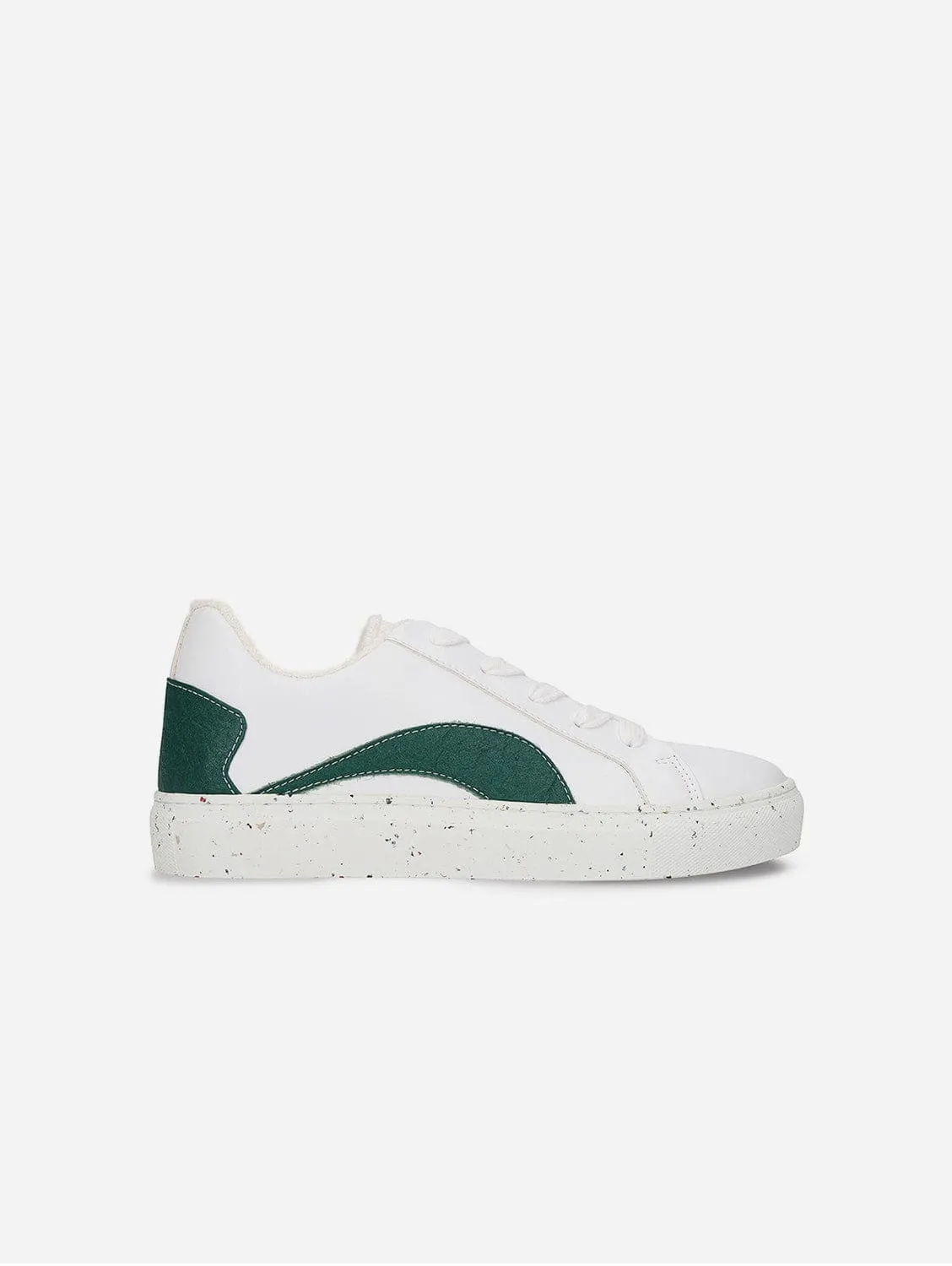 Berlin Unisex Pi?atex & Apple Leather Vegan Sneakers | Green