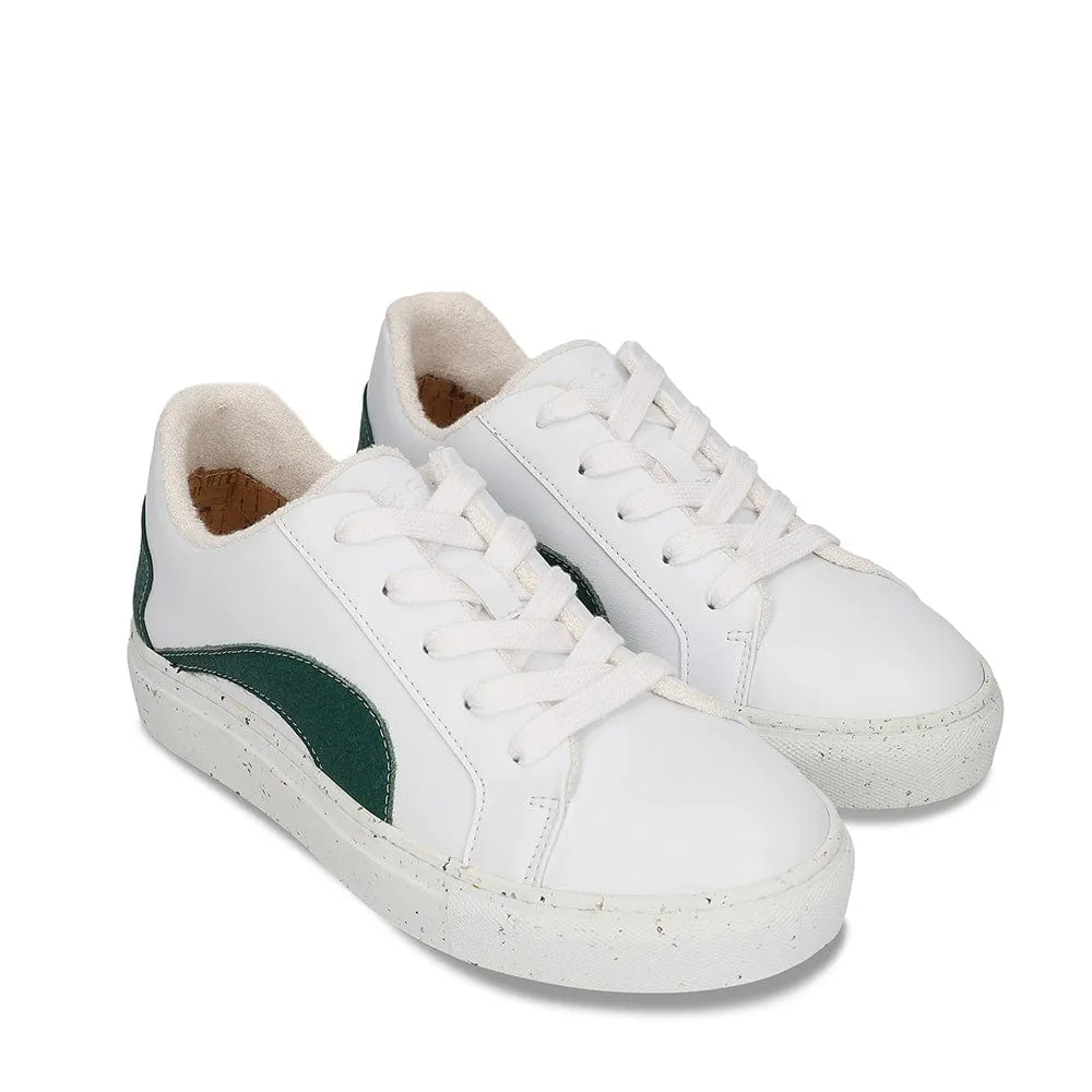 Berlin Unisex Pi?atex & Apple Leather Vegan Sneakers | Green