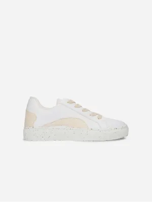 Berlin Unisex Pi?atex & Apple Leather Vegan Sneakers | White