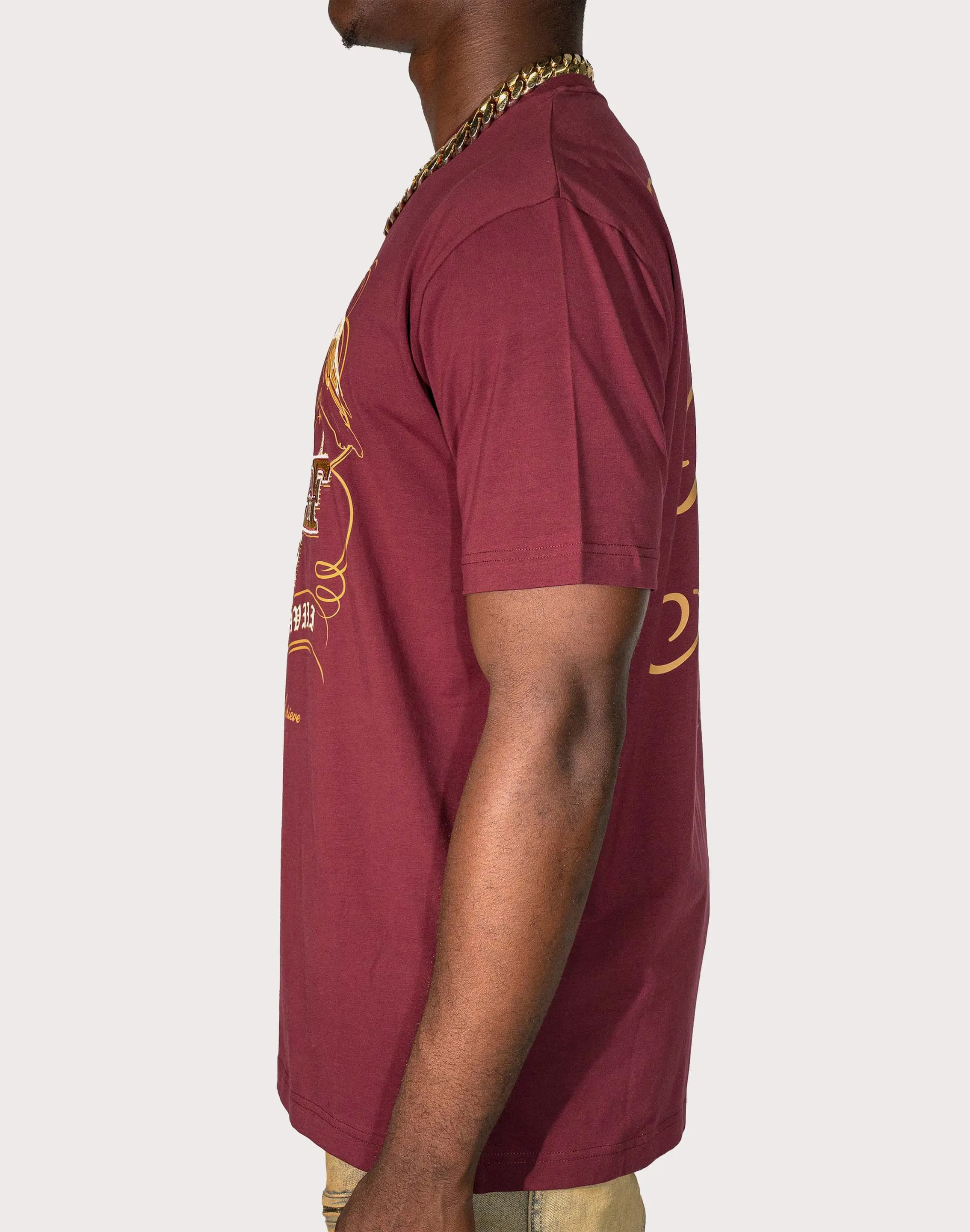 Blac Leaf D.B.A. Burgundy Tee