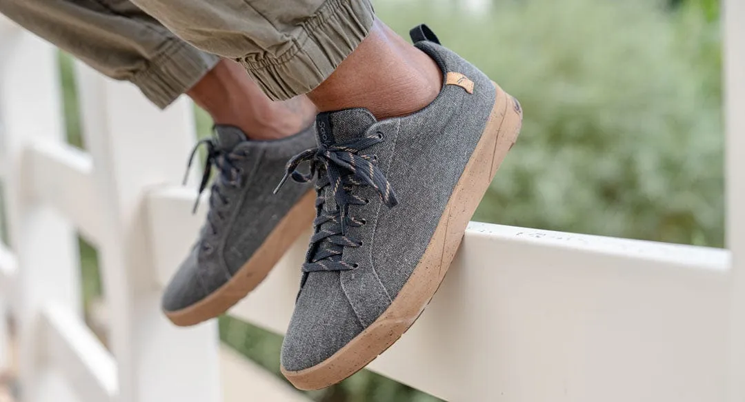 Cannon Knit 2.0 Men's Recycled PET Sneakers | Dark Grey