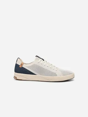 Cannon Knit 2.0 Men's Recycled PET Sneakers | White & Navy
