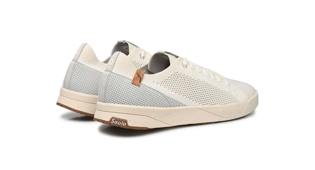 Cannon Knit 2.0 Men's Recycled PET Sneakers | White