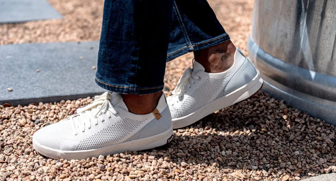 Cannon Knit 2.0 Men's Recycled PET Sneakers | White