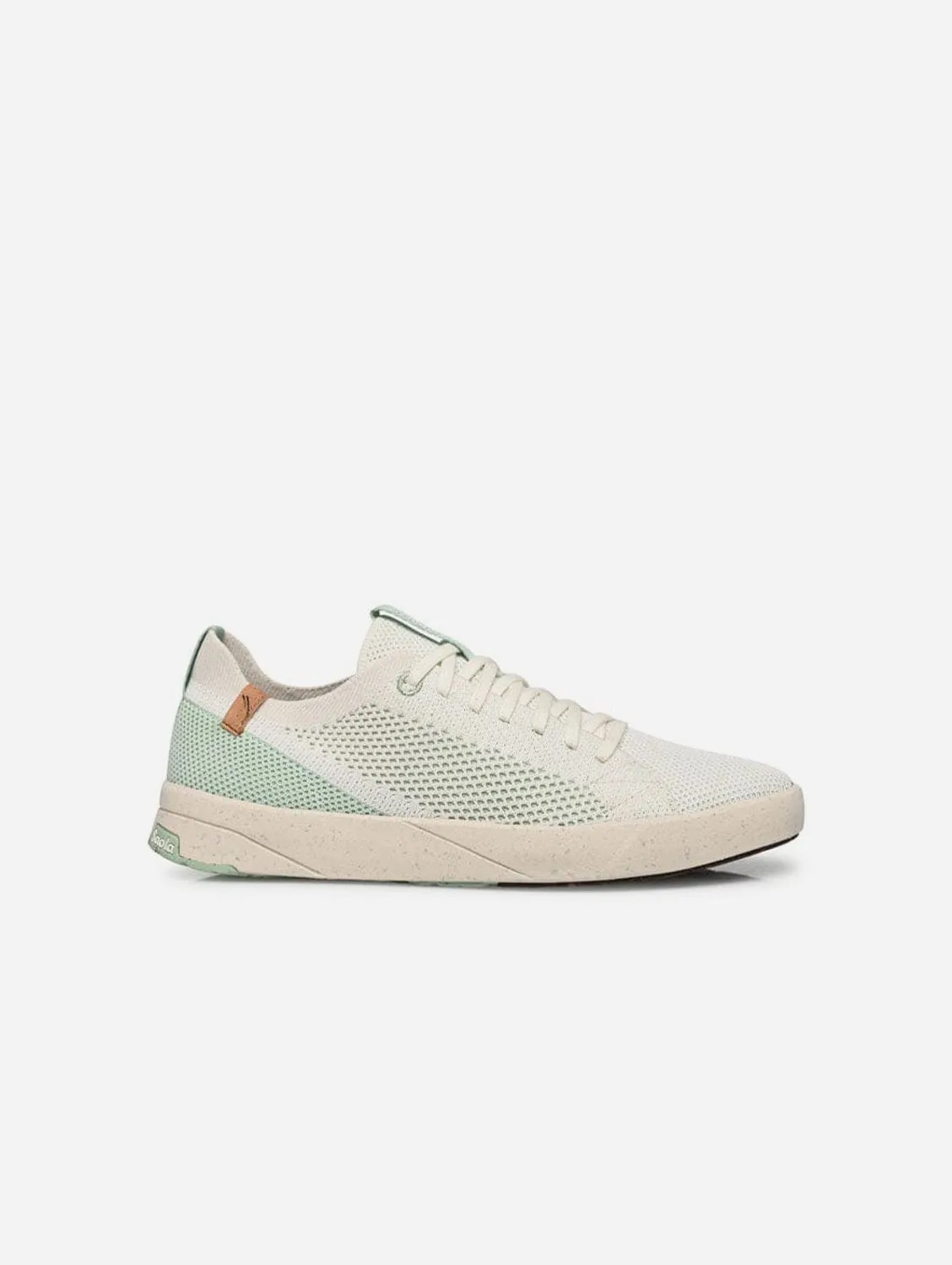 Cannon Knit 2.0 Women's Recycled PET Sneakers | White & Cameo Green