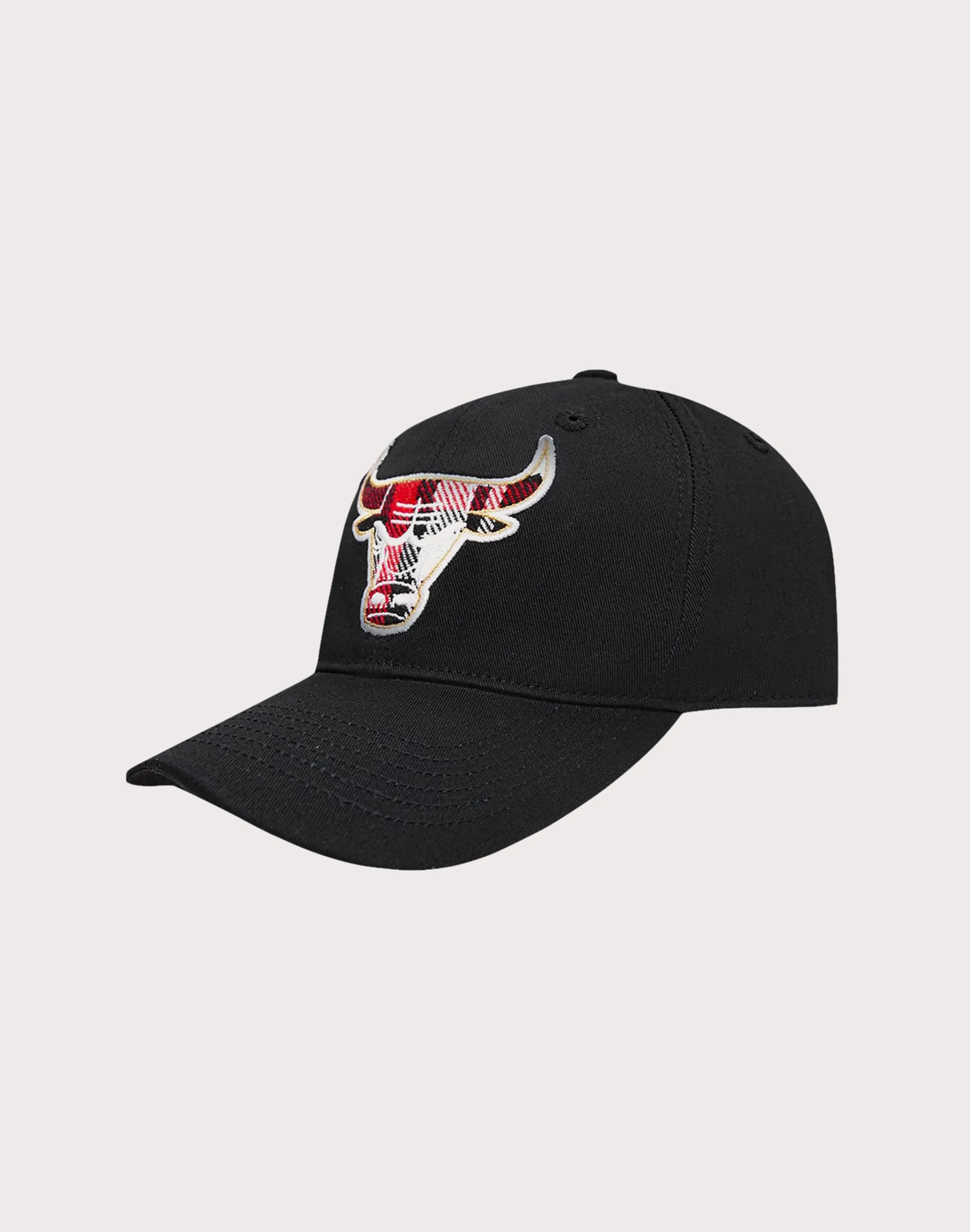 Central Mills Pro Standard Chicago Bulls Plaid Fill Adjustable Hat