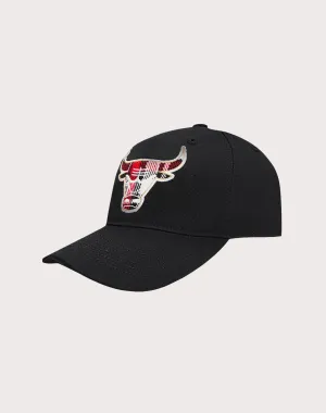Central Mills Pro Standard Chicago Bulls Plaid Fill Adjustable Hat