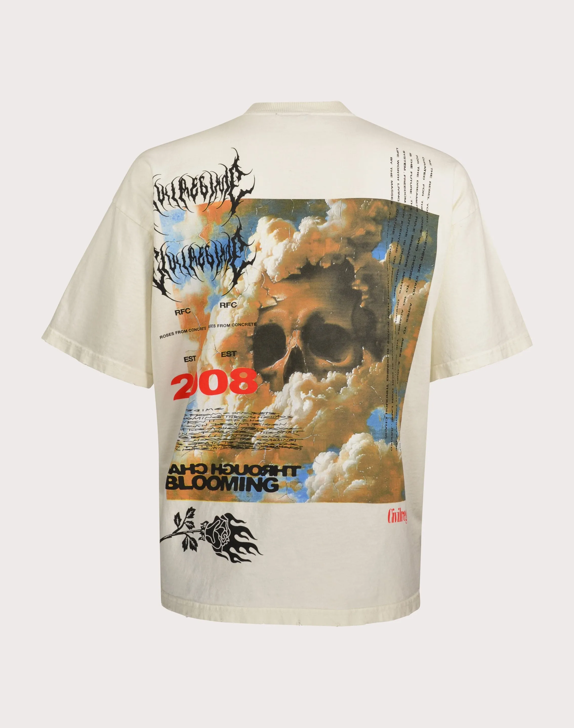 CIVIL CLOTHING Civil Regime From The Heavens Butter Men's Tee