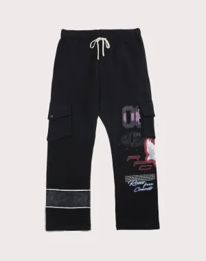CIVIL CLOTHING Fleece Dove Black Pants