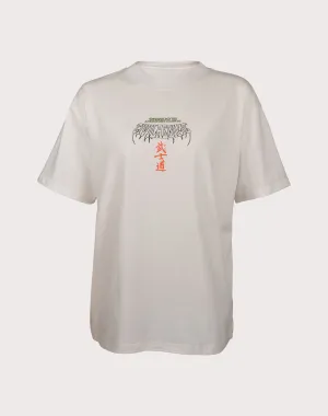 CIVIL CLOTHING Whisp Of Crane White Tee