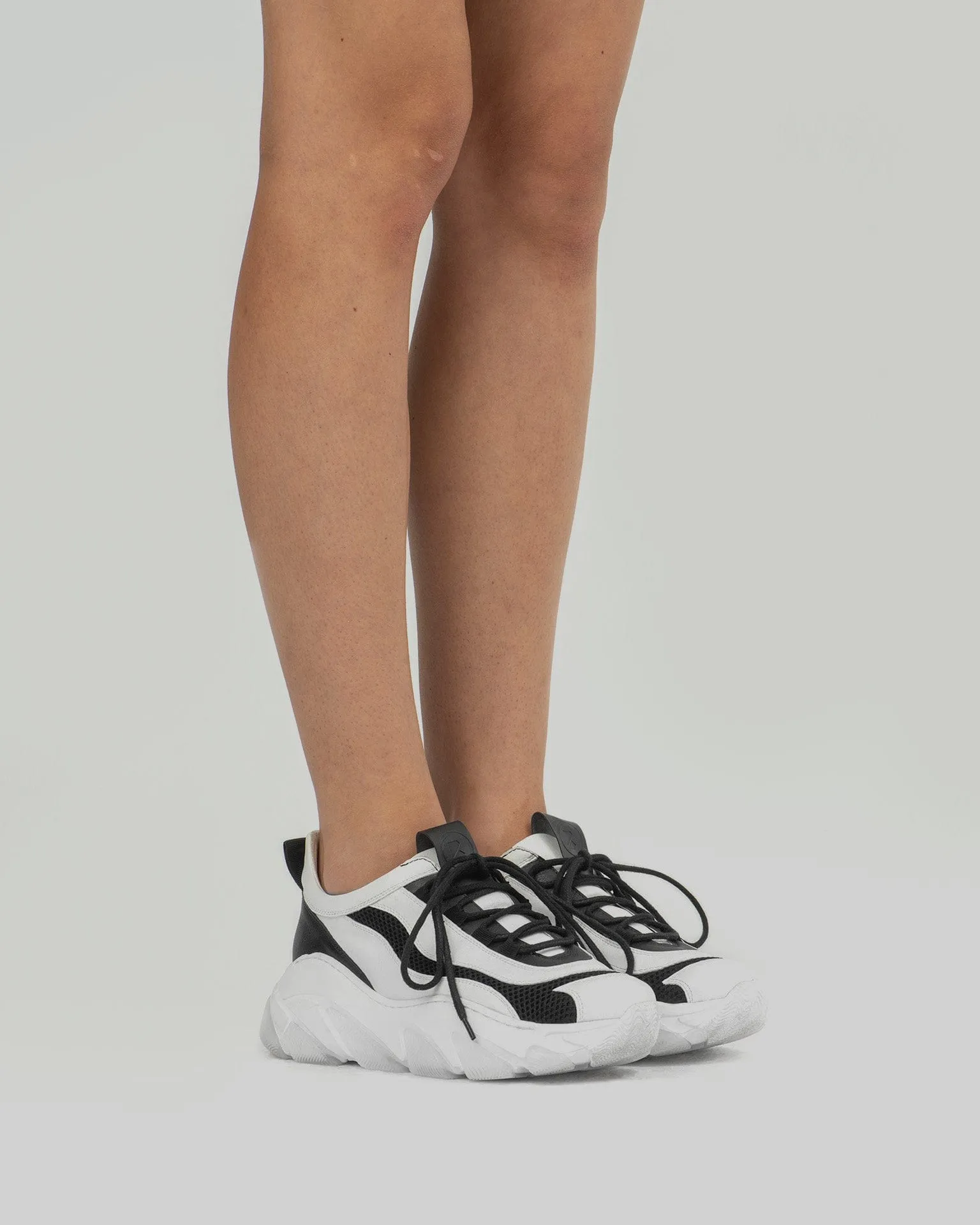 Daddy's Women's Grape Leather Vegan Sneakers | White & Black