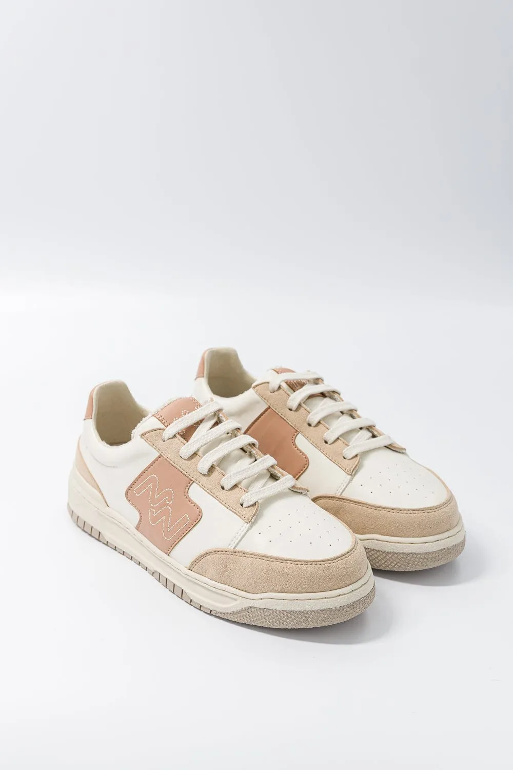 Dream Big Unisex Vegan Corn Leather Sneakers | Cafe Latte