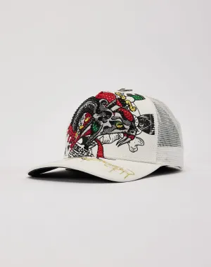 Ed Hardy Dagger Snake Trucker Hat