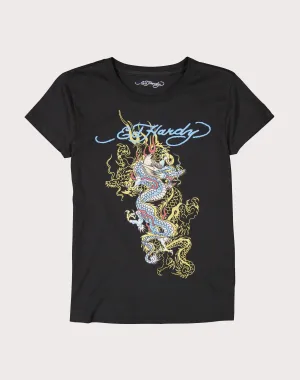 Ed Hardy Dragon Black Tee