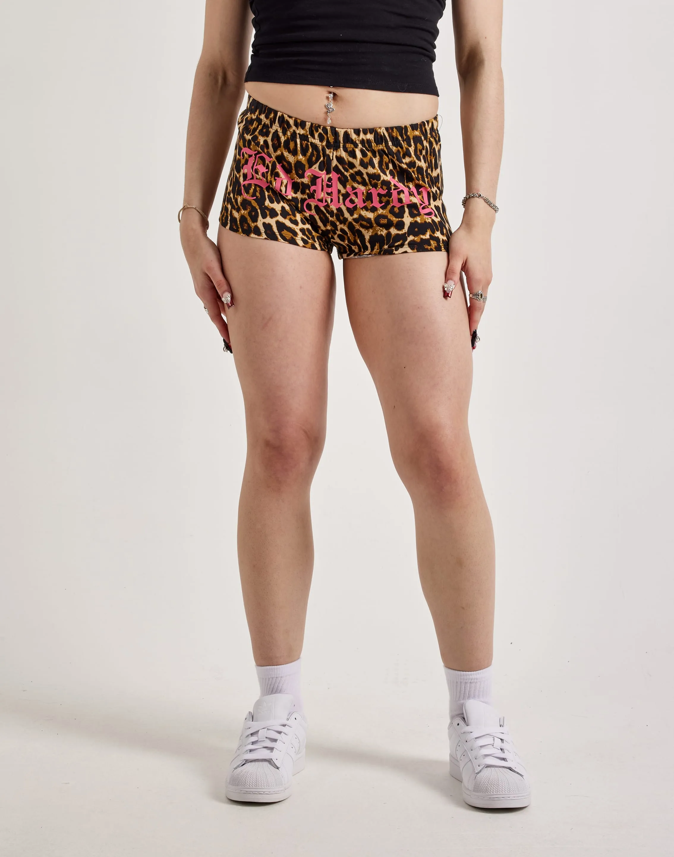 Ed Hardy Heart Wings Booty Shorts
