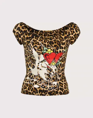 Ed Hardy Leo Heart Shirt