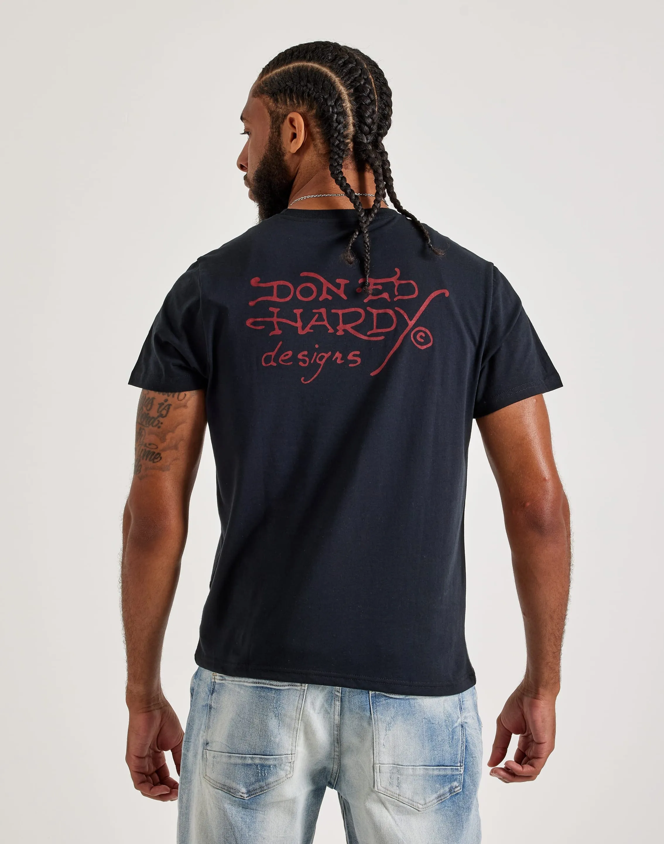 Ed Hardy Love Skull Tiger Tee