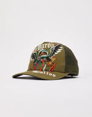 Ed Hardy Rhinestone Dragon Trucker Hat