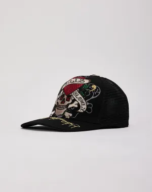 Ed Hardy Skull Trucker Hat