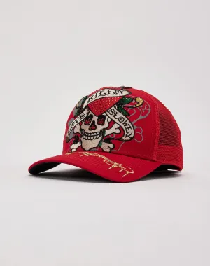 Ed Hardy Skull Trucker Hat