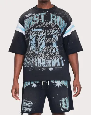 First Row Washed Bright Future Stones Tee