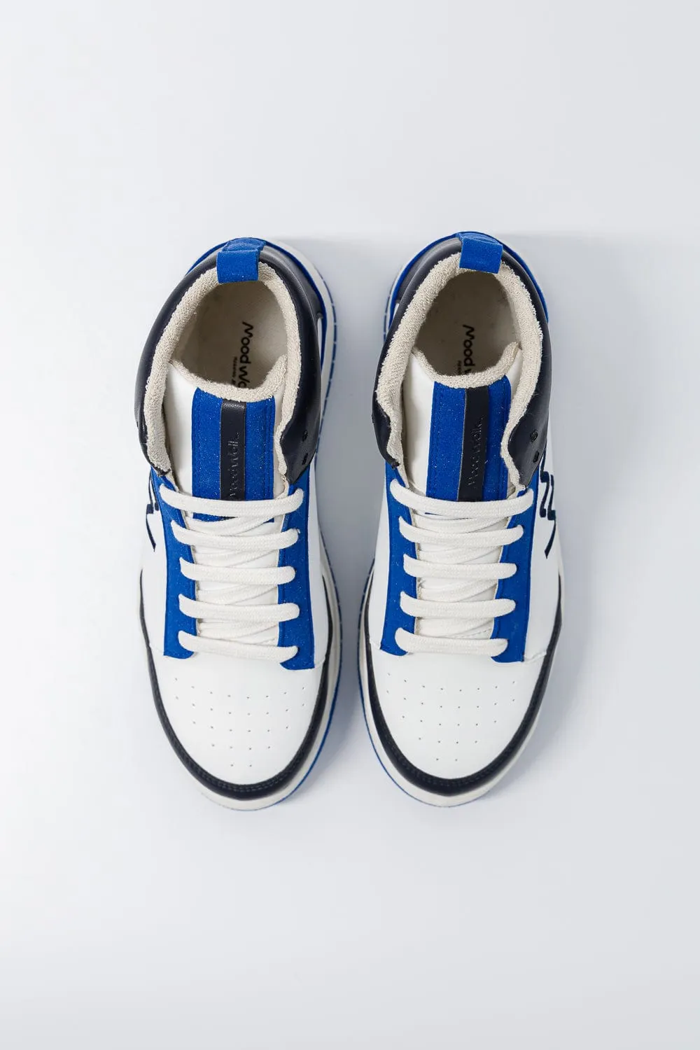 French Touch Unisex Vegan Corn Leather Sneakers | Blue Spirit