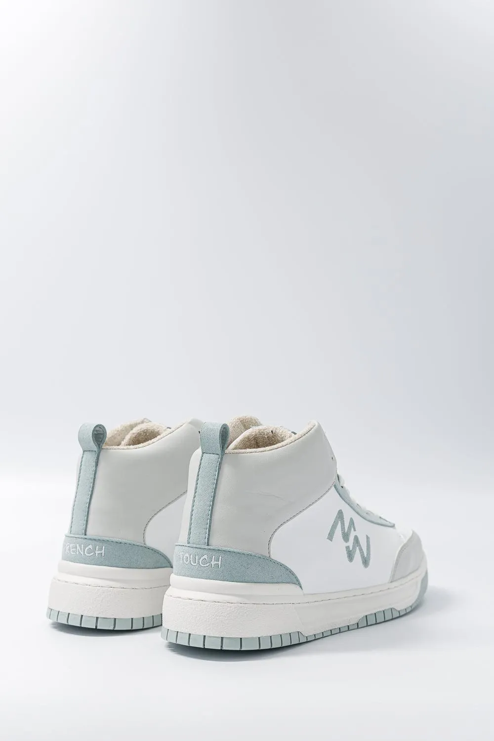 French Touch Unisex Vegan Corn Leather Sneakers | Ice Blue