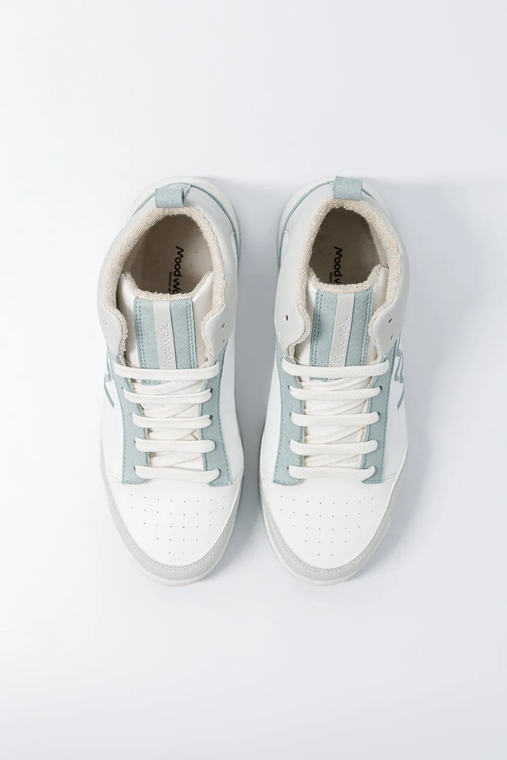French Touch Unisex Vegan Corn Leather Sneakers | Ice Blue