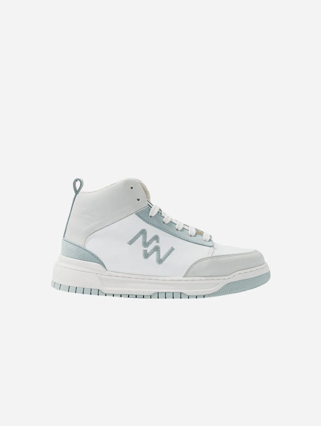 French Touch Unisex Vegan Corn Leather Sneakers | Ice Blue