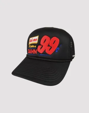 GENERAL RELATIVITY COMPANY LLC Ask Me Trucker Black Snapback