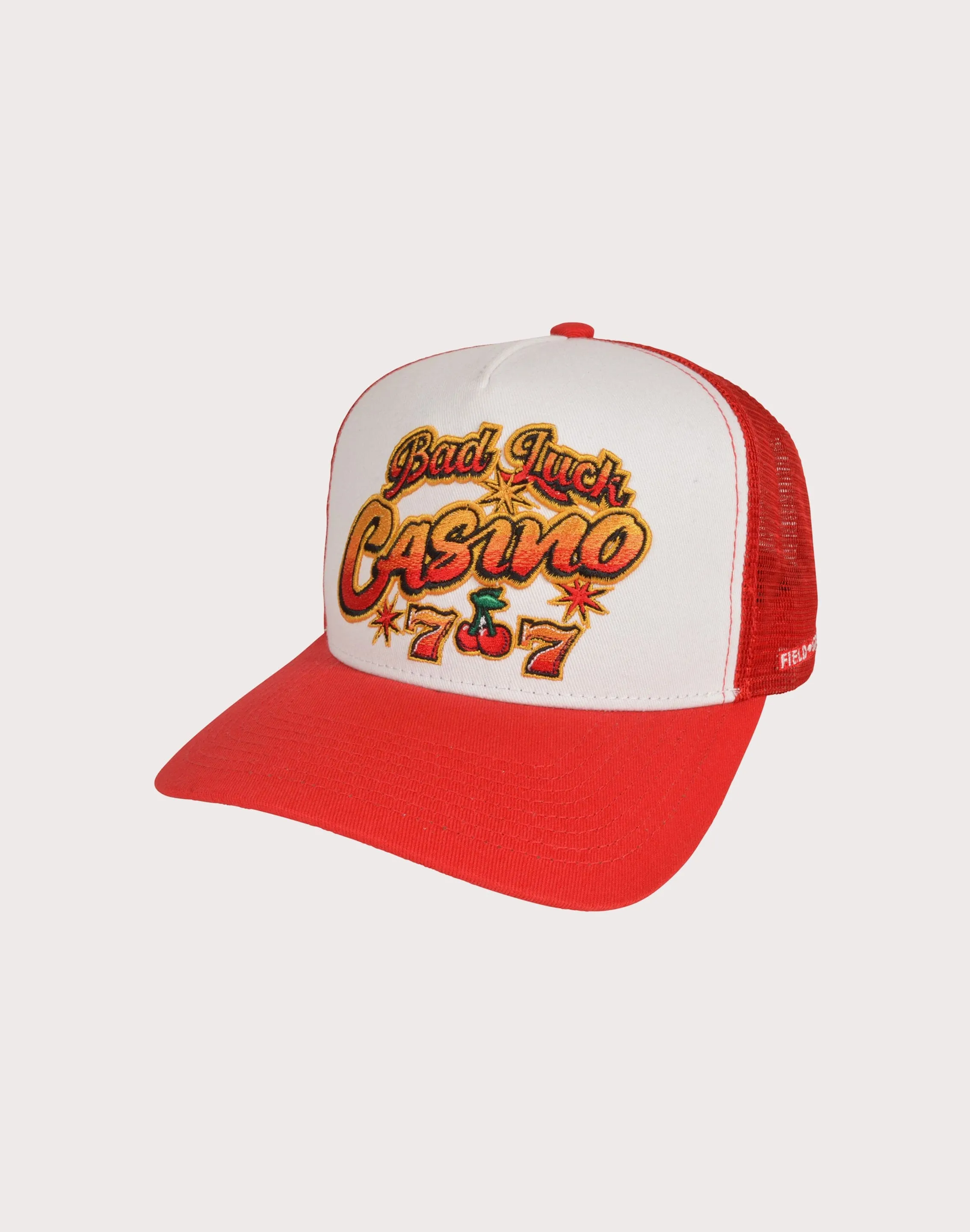 GENERAL RELATIVITY COMPANY LLC Bad Luck Casino Trucker Snapback Hat-Red/White