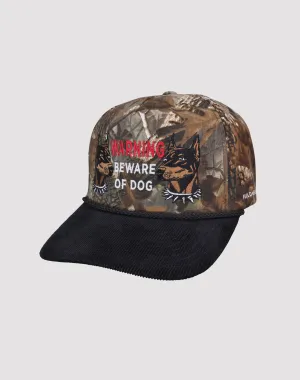 GENERAL RELATIVITY COMPANY LLC Beware of Dog Foam Trucker Camo/Black Snapback