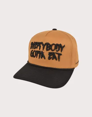 GENERAL RELATIVITY COMPANY LLC Everybody Gotta Eat Trucker-Tan/Black