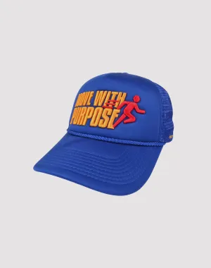 GENERAL RELATIVITY COMPANY LLC Move With Purpose Trucker Snapback Hat-Royal Blue