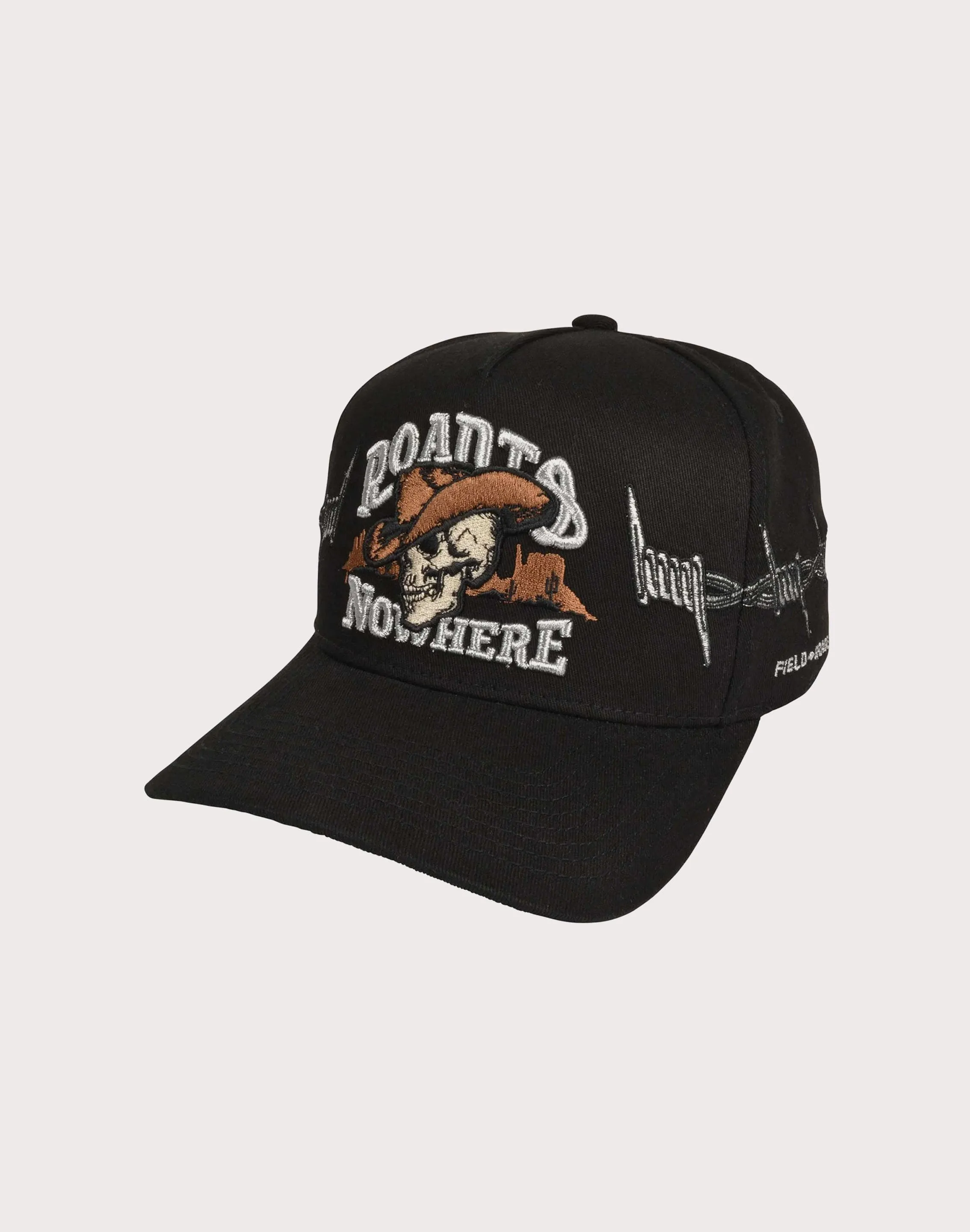 GENERAL RELATIVITY COMPANY LLC Road To Barbed Wire Trucker Snapback Hat-Black