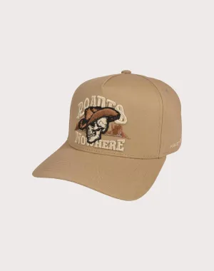 GENERAL RELATIVITY COMPANY LLC Road To No Where Trucker Snapback Hat-Light Brown